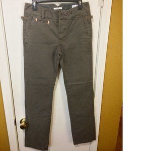Replay women's size 28 grayish brown adjustable strap cotton trouser pants 30x32